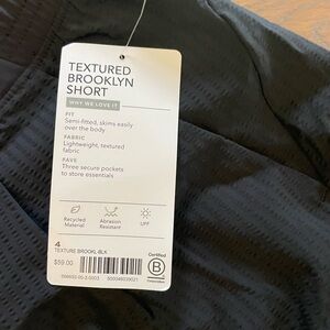 Athletes Brooklyn textured shorts